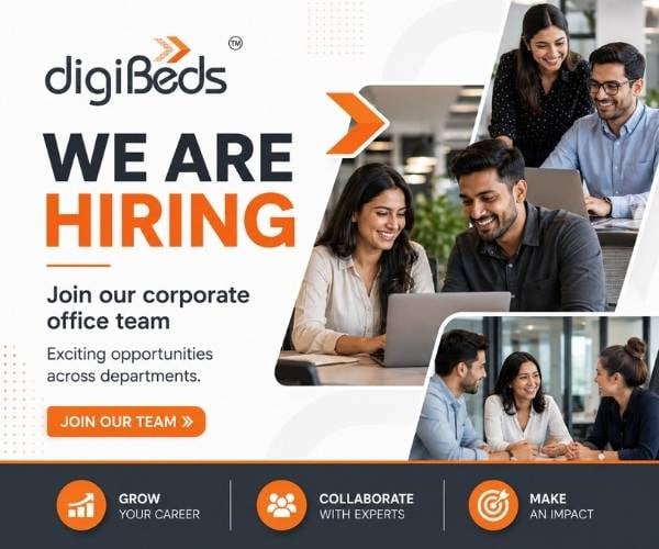 Digibeds open career opportunities poster